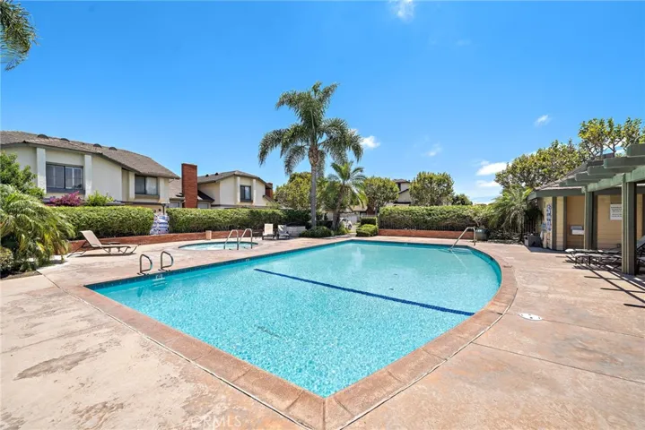 Community Pool steps away