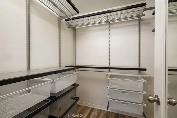 Walk-in Closet in Master Bathroom
