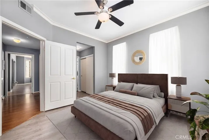 virtually staged 2nd bedroom