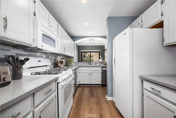virtually staged kitchen