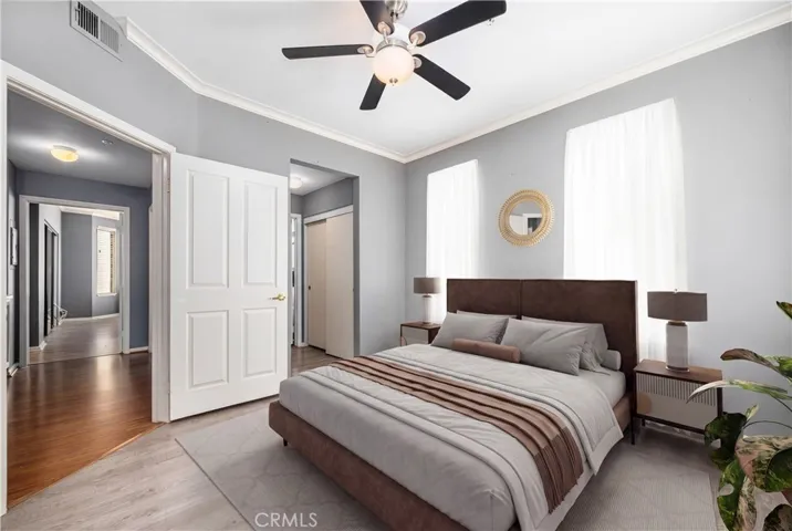 virtually staged 2nd bedroom
