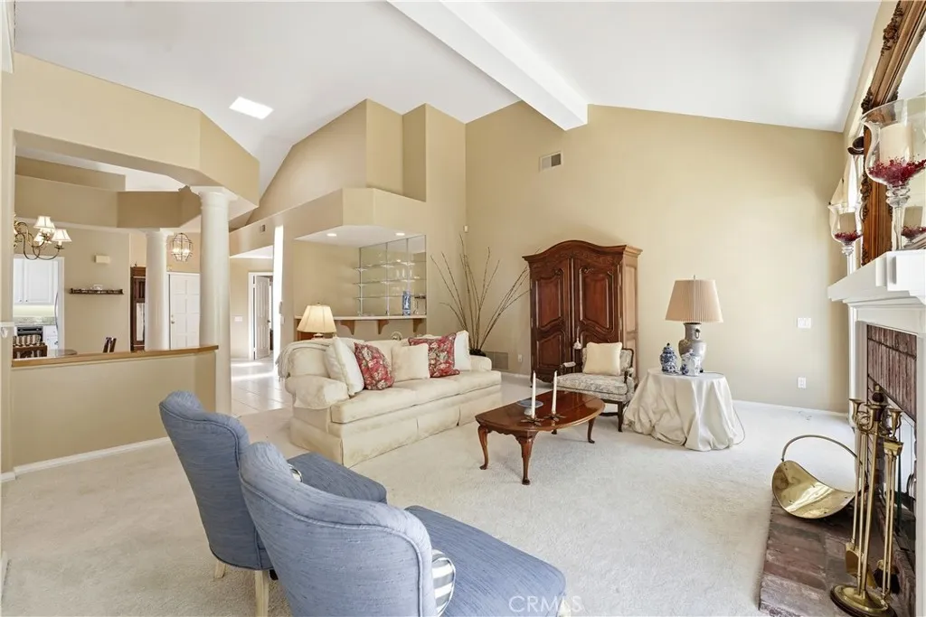 Open floorplan flows naturally.