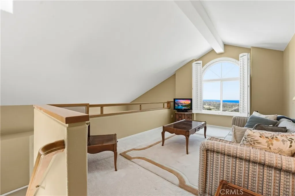 Very private loft.  Could be an office, exercise room, a retreat or for extra storage.