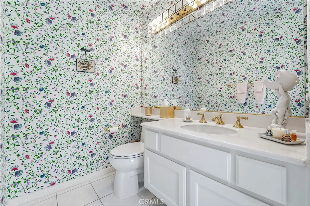 Hallway half-bathroom.