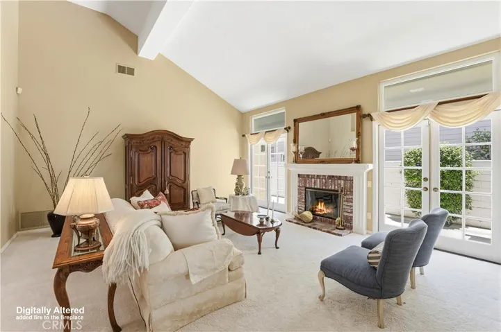 Spacious living room with light everywhere!