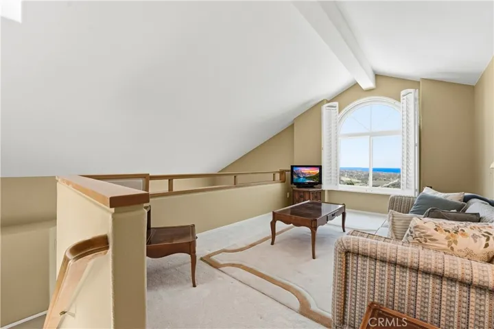 Very private loft.  Could be an office, exercise room, a retreat or for extra storage.