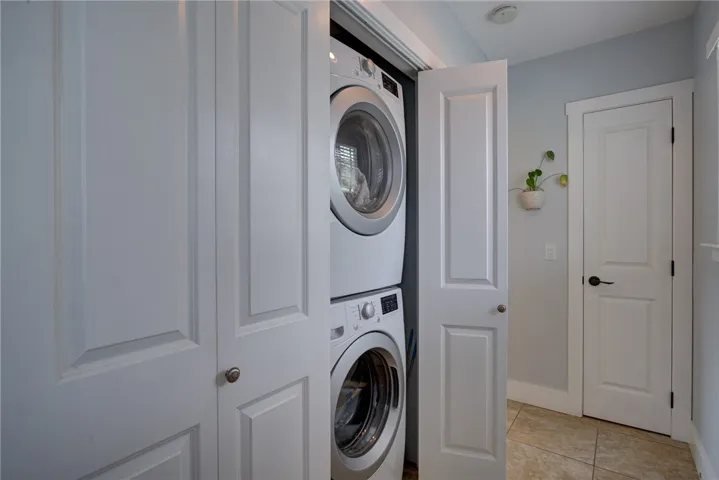 Convenient stacked washer and dryer in the​​‌​​​​‌​​‌‌​​‌​​​‌‌​​​‌​​‌‌​​‌‌​​‌‌​​​​ hall