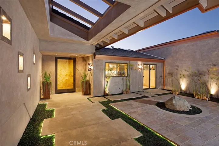 Inviting Front Courtyard. Including Previous Hardscape