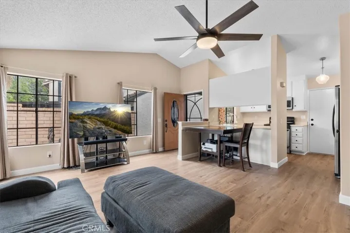 Entry open to Living Room / Dining area / Rear Patio