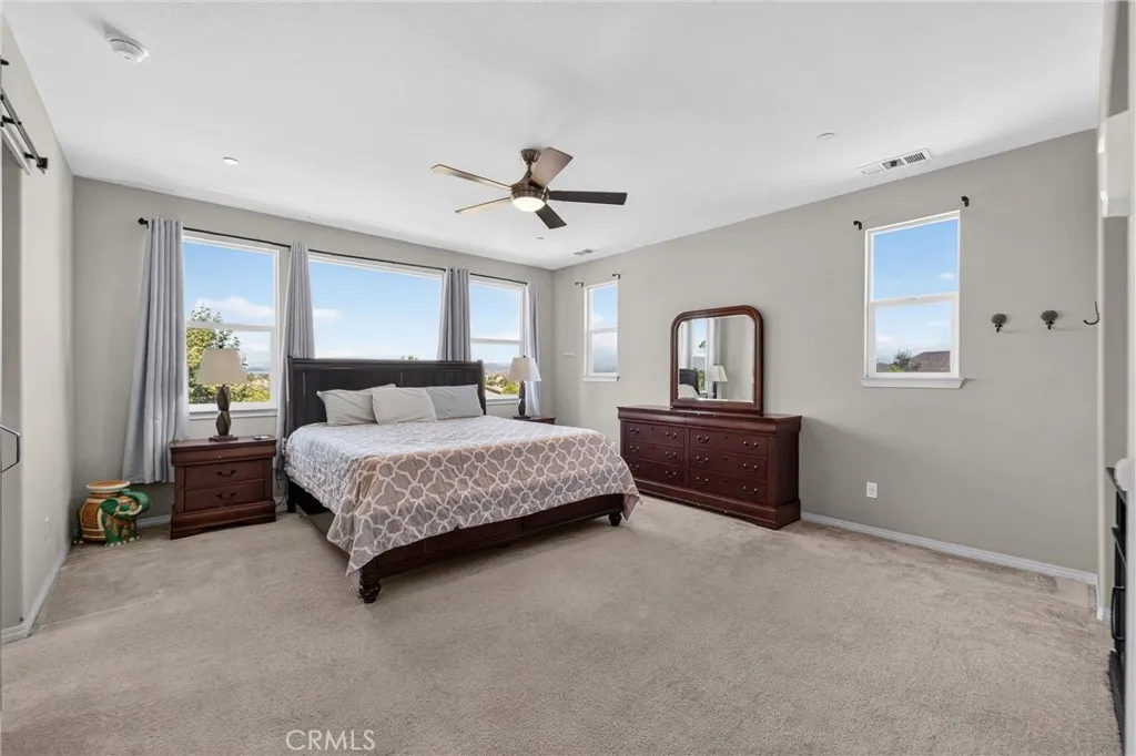 SPacious primary bedroom