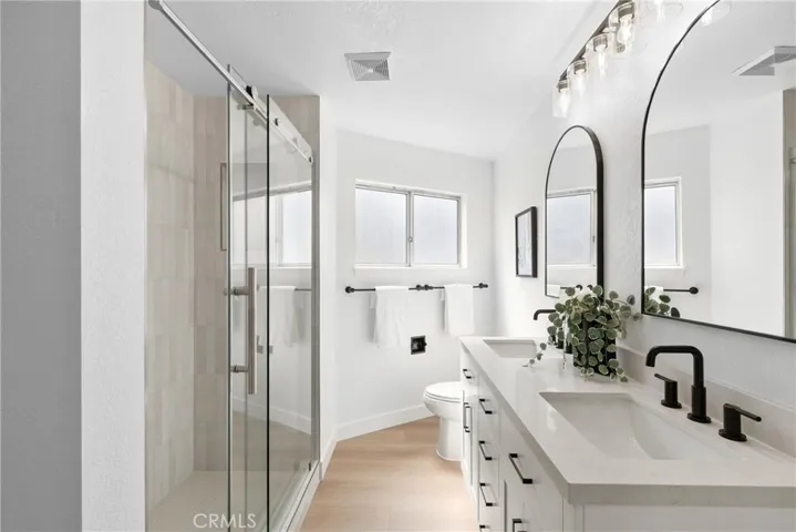 Fully remodeled primary bathroom