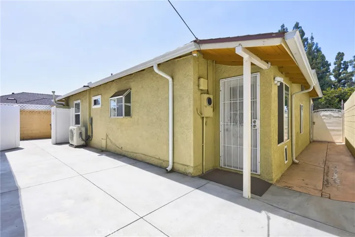 back view of front house