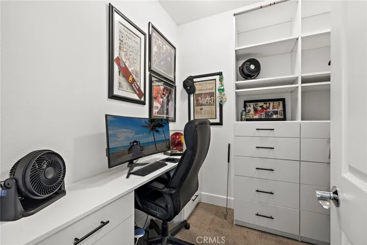 Built in desk /office space inside closet