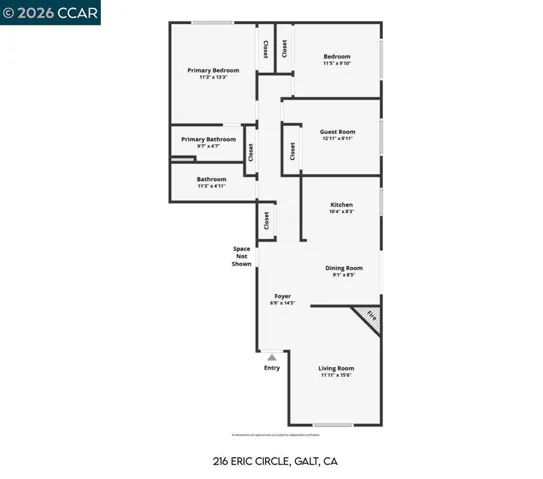 216 Eric Circle - Floorplan