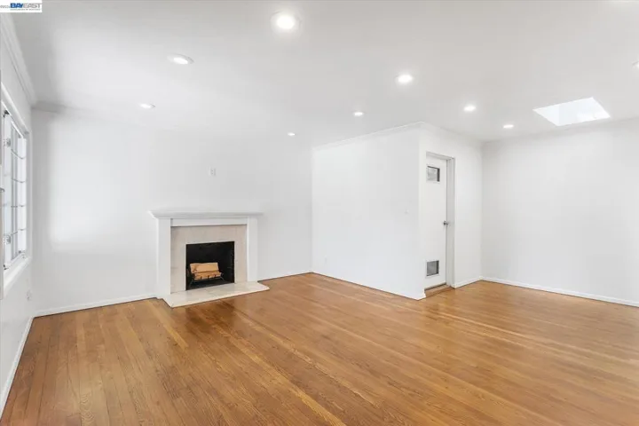 Living Room With Fireplace