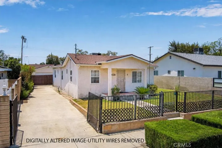 Long Driveway for Multiple Secure Car Parking leading to the Double Detached Garage in the Back Yard.