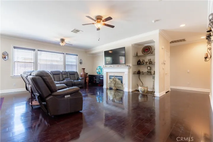 Family Room and Gas Fireplace