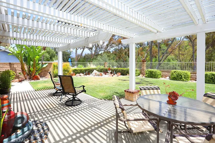Outdoor Living Space Perfect for Morning Coffee or Evening Gatherings