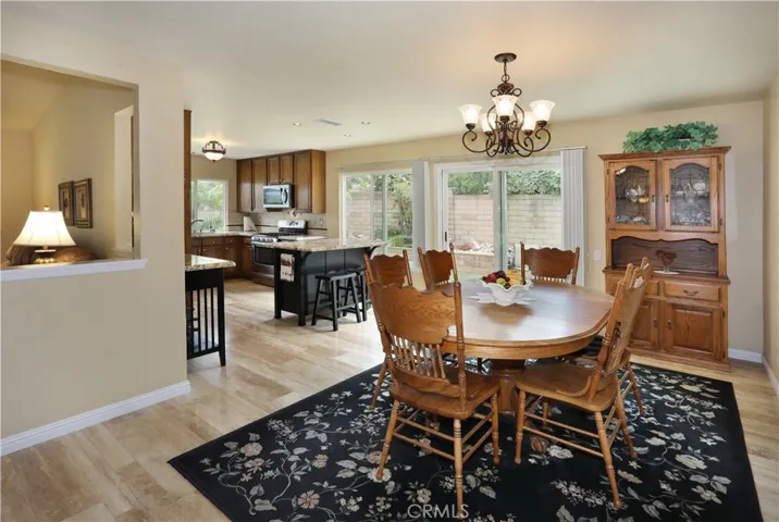 Seamless flow between Kitchen and Dining Room
