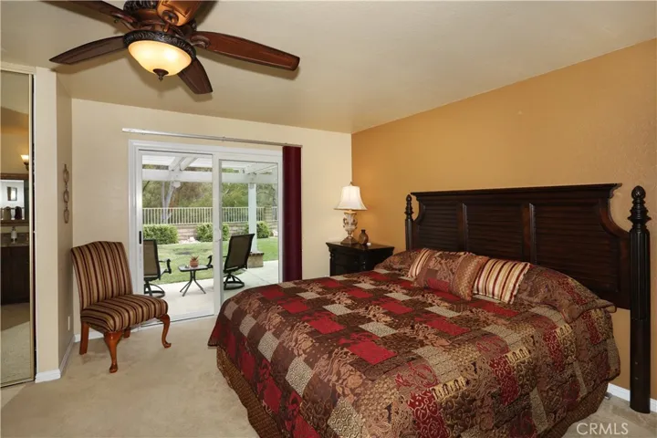 Enjoy a Views of the Backyard from the Primary Bedroom