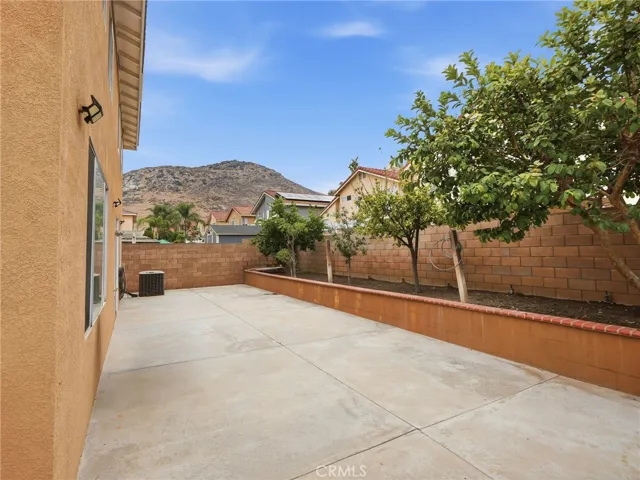 Backyard w/matured trees