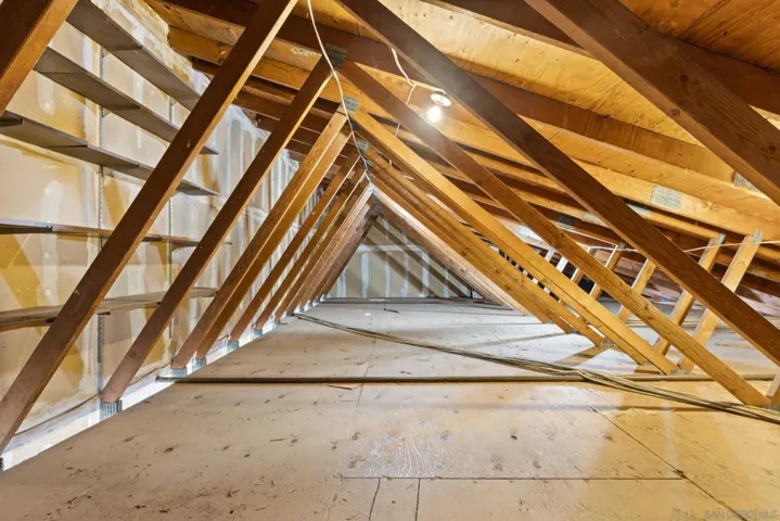 storage area above garage