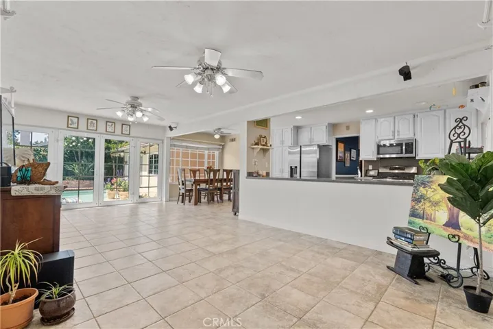 Impressive size family room !