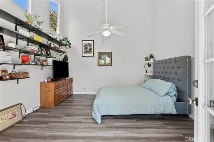 ADU Bedroom with room AC and ceiling fan