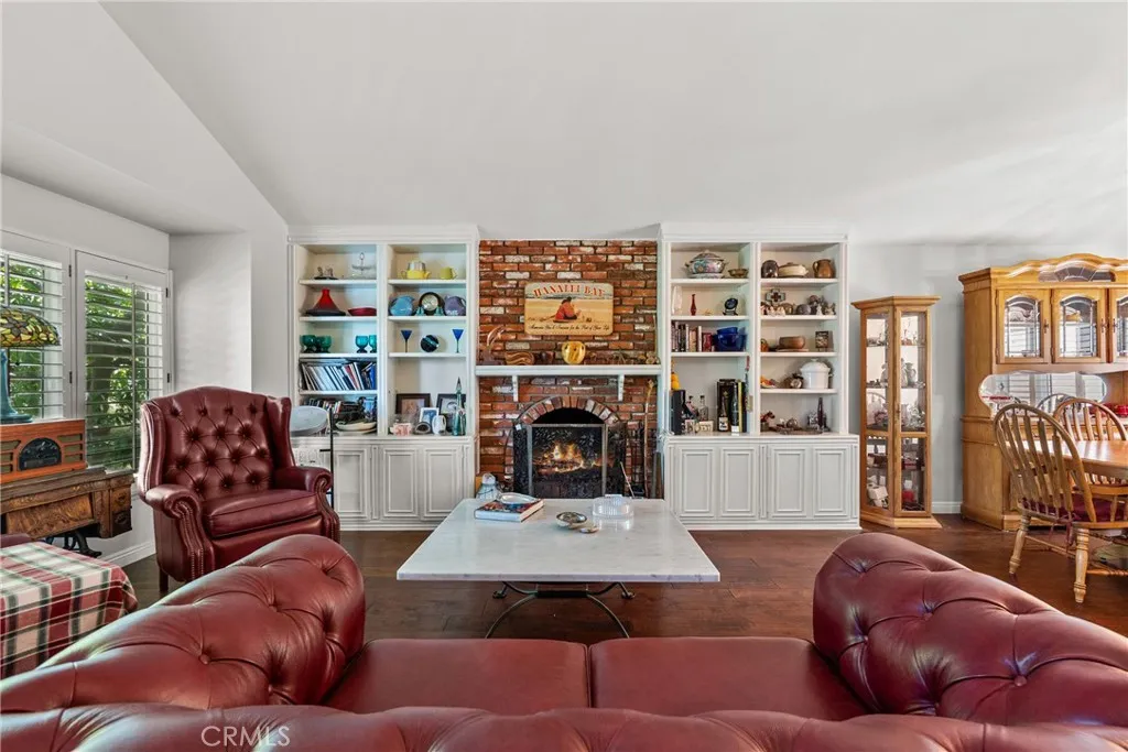 Built in cabinetry and shelves.