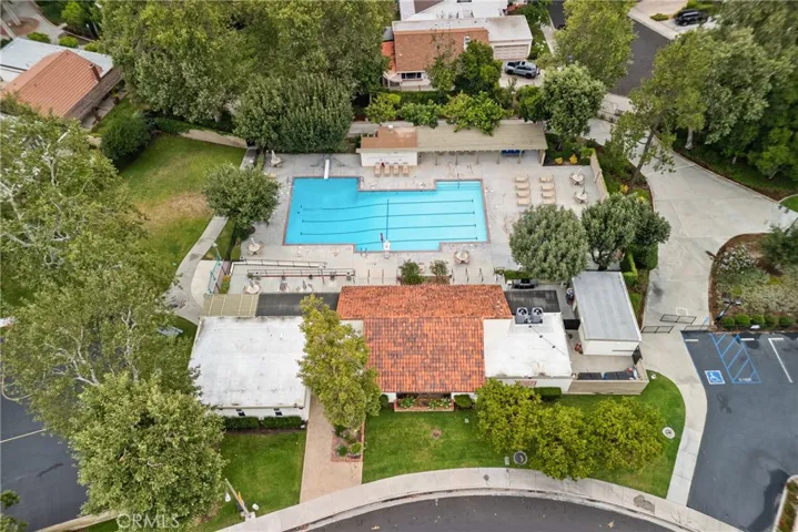 Club house with pool.