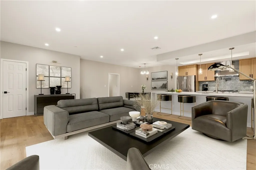Home is virtually staged.