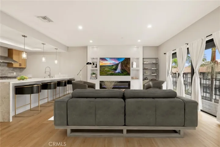 Home is virtually staged.