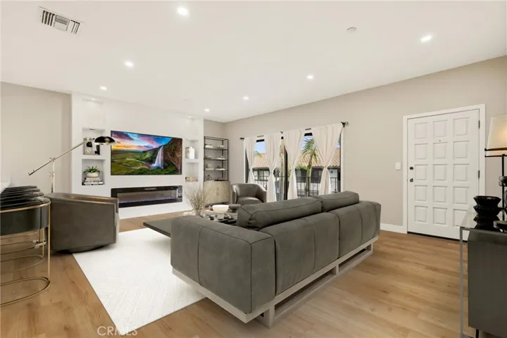 Home is virtually staged.