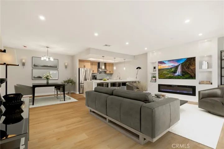 Home is virtually staged.