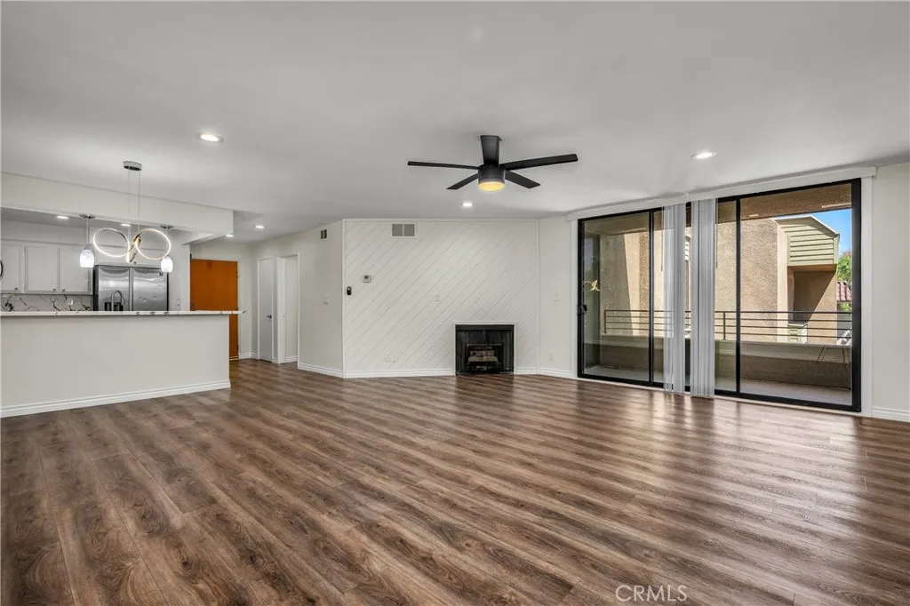 Living Cum Dining room with a balcony