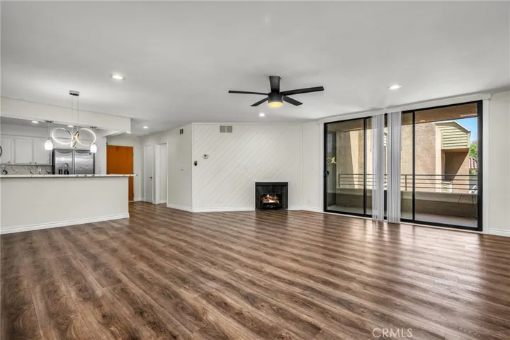 Spacious Living cum dining room.