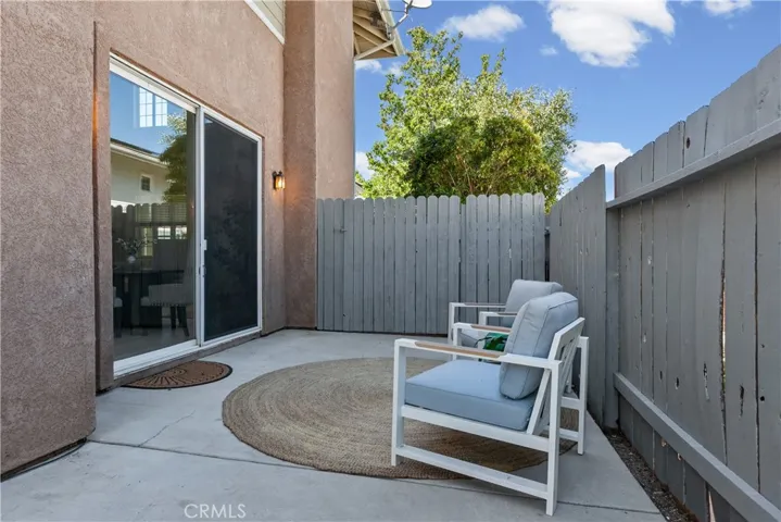 The Side yard connects to the backyard.