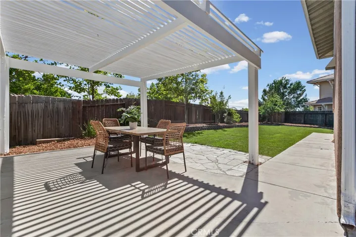Large backyard
