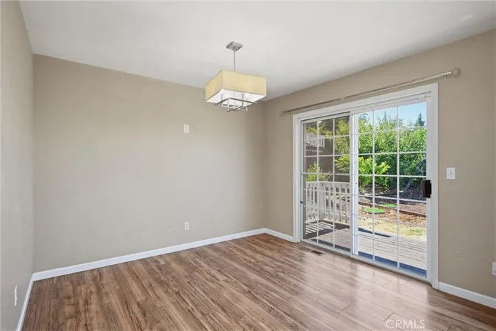Dining Room w/ Deck Attached