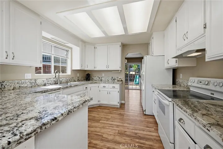 Kitchen featuring granite countertops