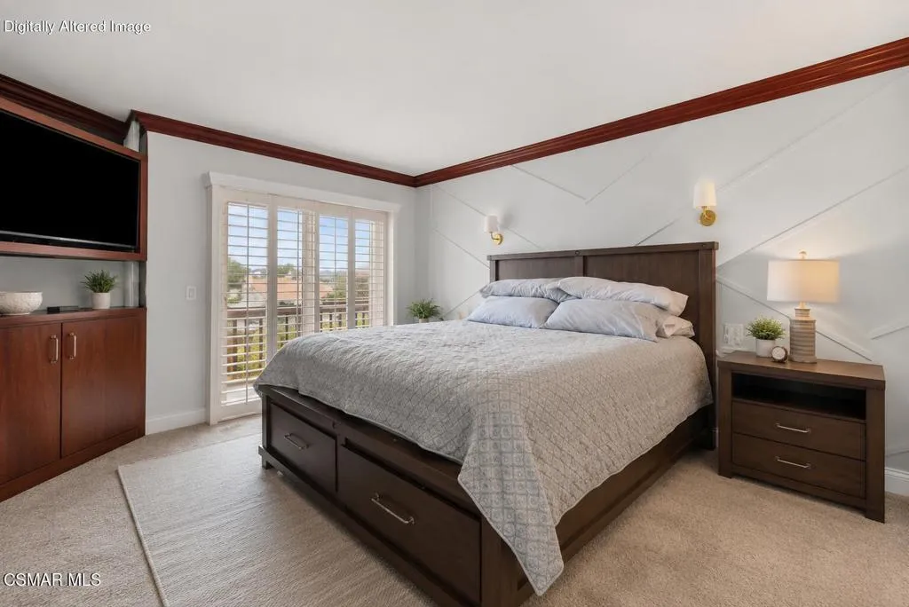 Virtually Staged Primary Suite