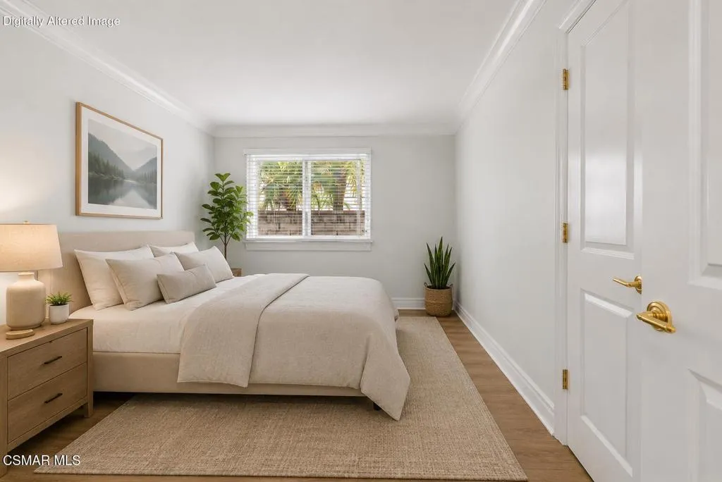 Virtually Staged First Floor Bedroom
