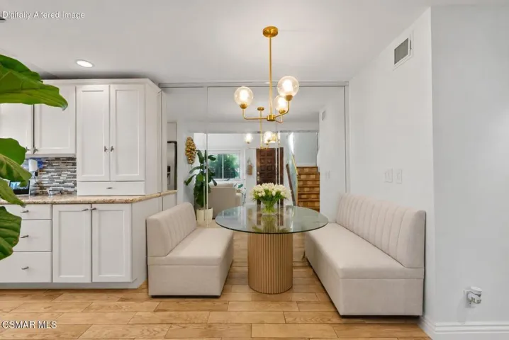 Virtually Staged Dining Area