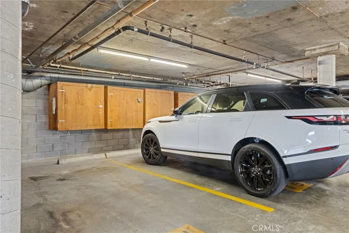 2 car side by side parking with ample storage