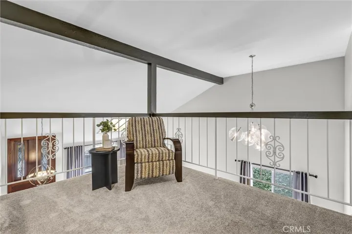 Loft upstairs, can be office
