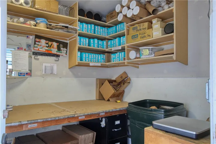 Storage closet.