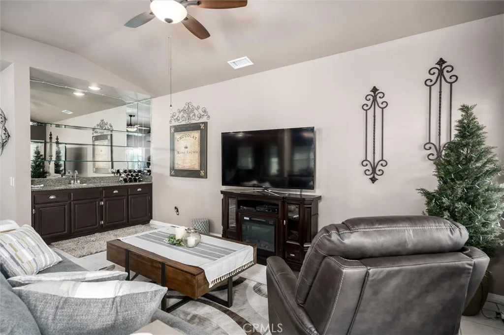 Family Room with Bar.
