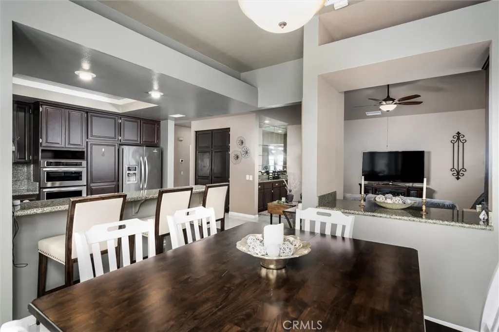 Nook with view of Kitchen & Family Room.