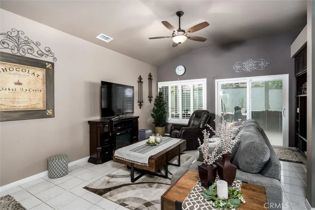 Family Room with slider to Backyar.