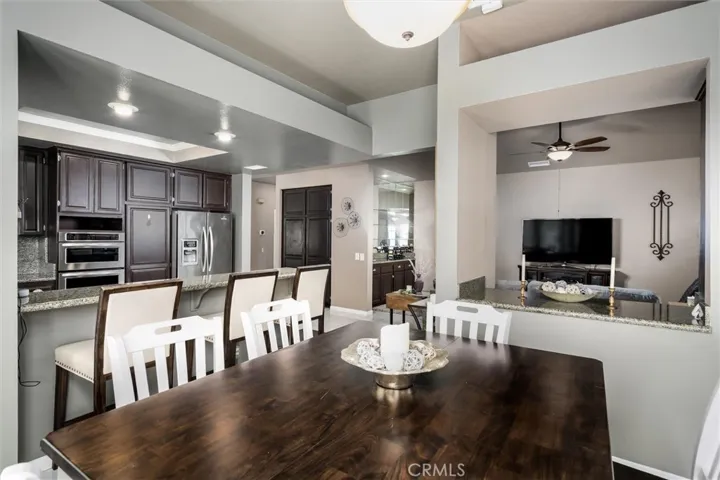 Nook with view of Kitchen & Family Room.